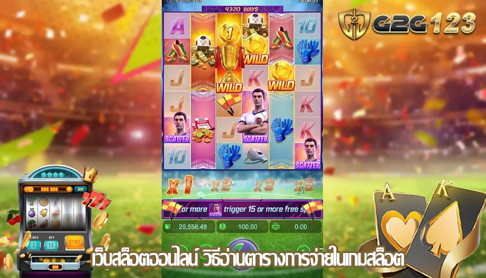 เว็บสล็อตออนไลน์ วิธีอ่านตารางการจ่ายในเกมสล็อต
