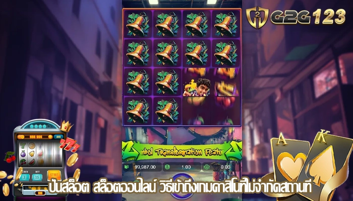 ปั่นสล็อต สล็อตออนไลน์ วิธีเข้าถึงเกมคาสิโนที่ไม่จำกัดสถานที่