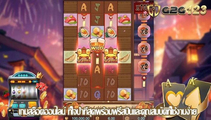 เกมสล็อตออนไลน์ ที่ใจป้ำที่สุดพร้อมฟรีสปินและคุณสมบัติที่ใช้งานง่าย