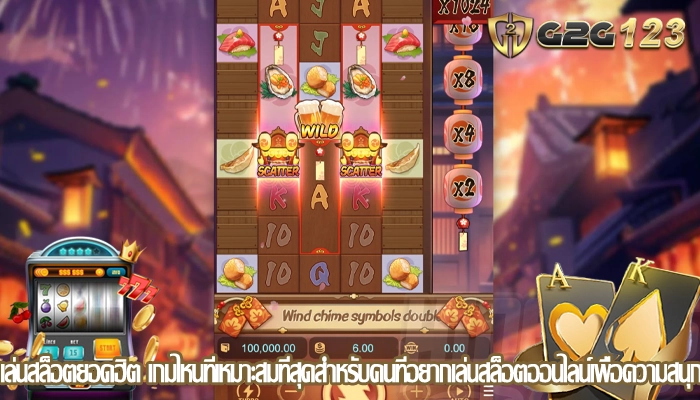 เล่นสล็อตยอดฮิต เกมไหนที่เหมาะสมที่สุดสำหรับคนที่อยากเล่นสล็อตออนไลน์เพื่อความสนุก